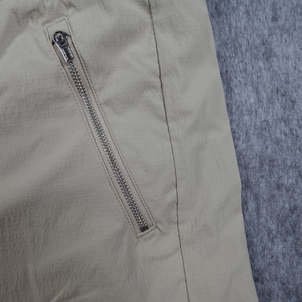 Athleta Jogger Womens 12 Tan Trekkie North Zipper Pocket Hiking Lightweight - Picture 6 of 13